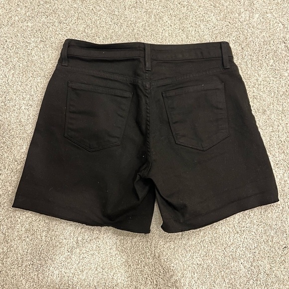 BLACK JEAN SHORTS - Picture 5 of 6